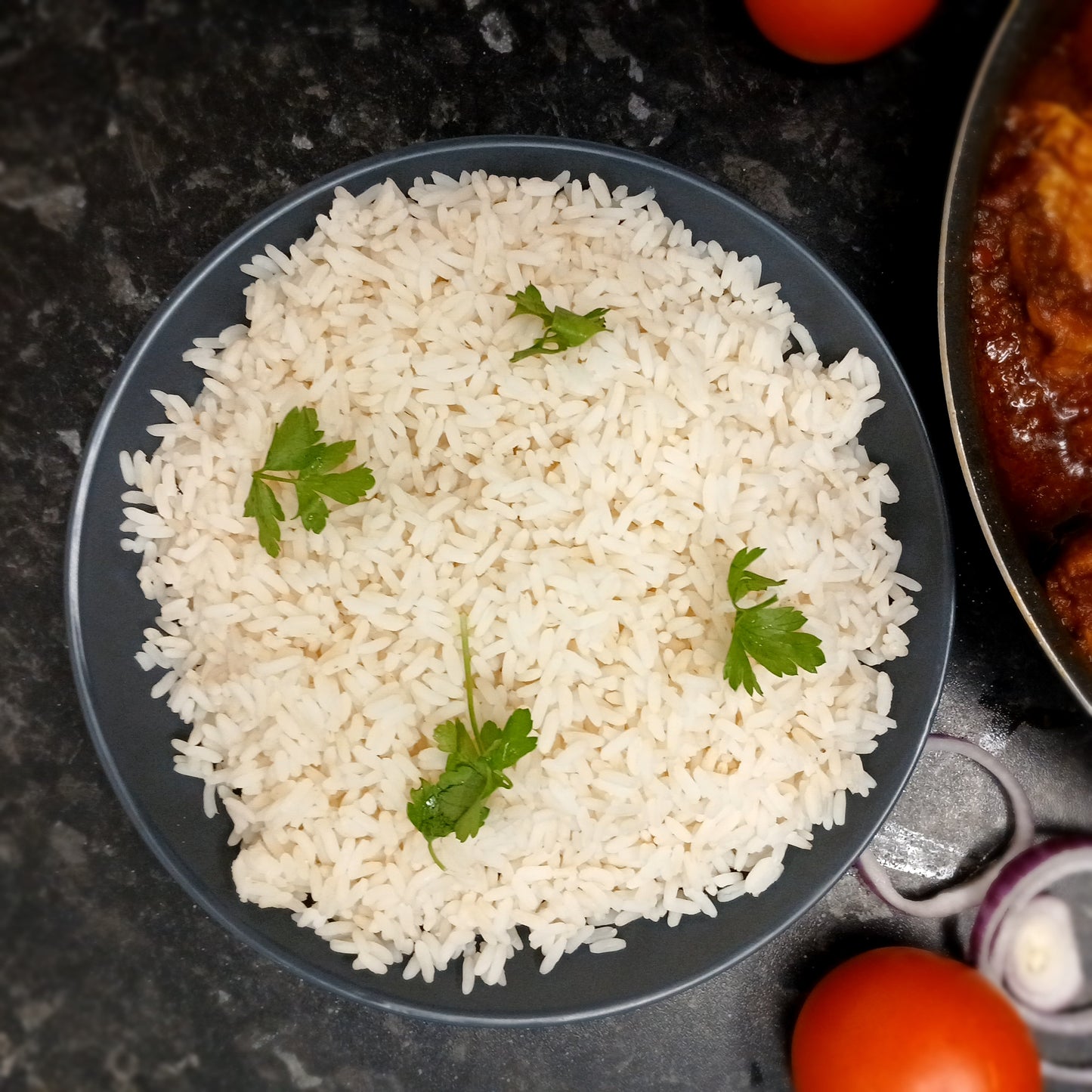 Plain rice - Perfectly pairs with our Stews (2L / 5+ servings)